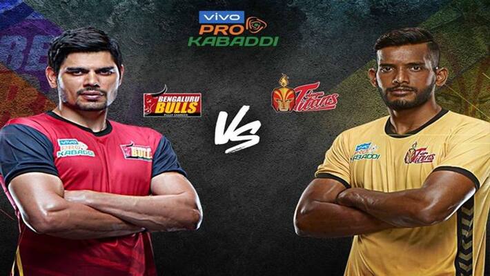 pro kabaddi 2019: bangalore bulls beat telugu titans pro kabaddi 2019: bangalore bulls beat telugu titans