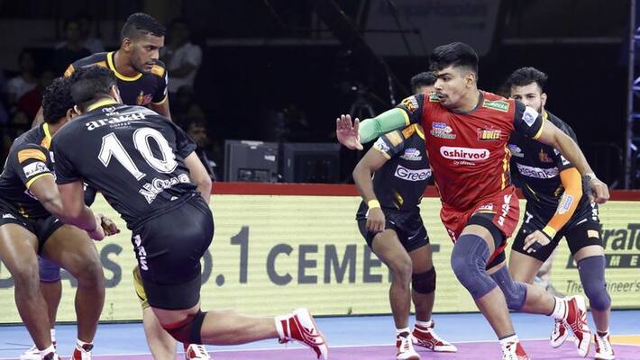 PKL 2019 Bengaluru Bulls emerge victorious after epic duel between Sehrawat and Desai PKL 2019 Bengaluru Bulls emerge victorious after epic duel between Sehrawat and Desai