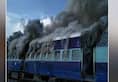 New Delhi Fire breaks out in Chandigarh Kochuveli Express