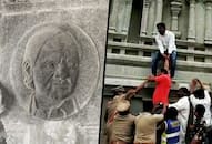 Telangana: Carvings of CM Chandrashekar Rao on Yadadri temple pillars irk devotees