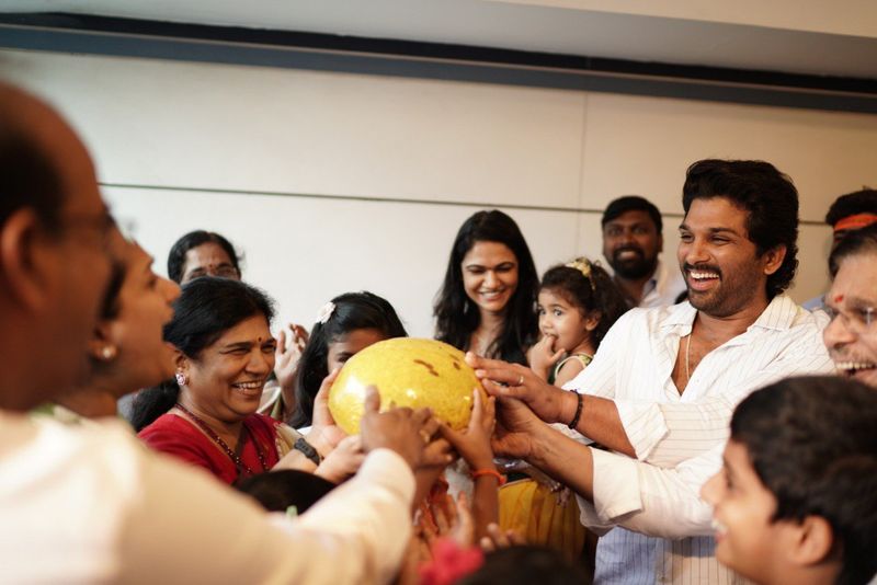 Ganesh Immersion Celebrations At Geetha Arts Office Today
