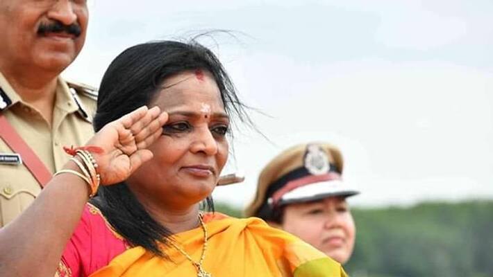 telangana governor tamilisai soundararajan condemns congress bjp fight in hyderabad telangana governor tamilisai soundararajan condemns congress bjp fight in hyderabad