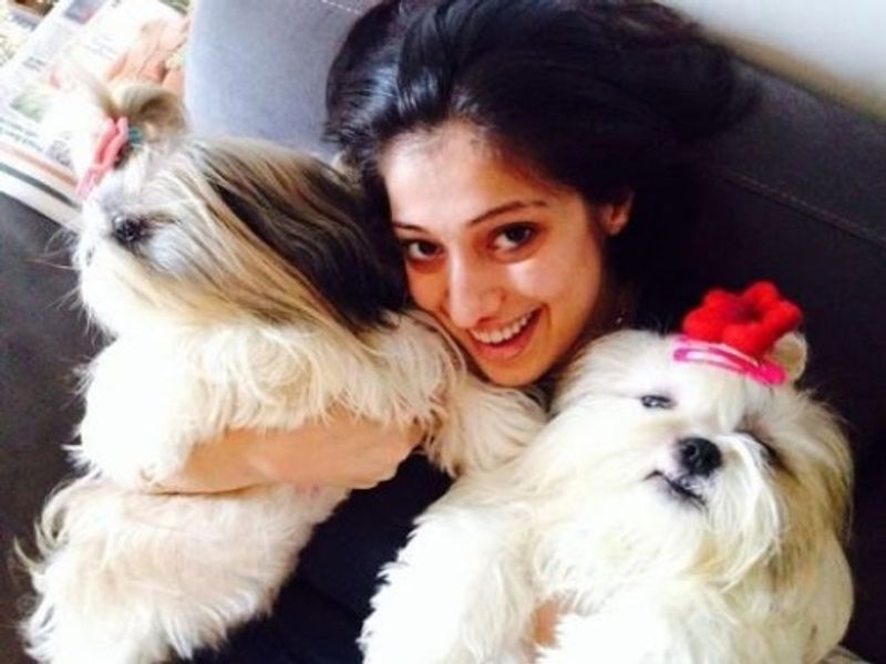 Tollywood Heroines With Their Cute dogs