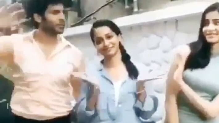 pati patni aur woh Kartik Aaryan And Ananya pandey fun video viral pati patni aur woh Kartik Aaryan And Ananya pandey fun video viral