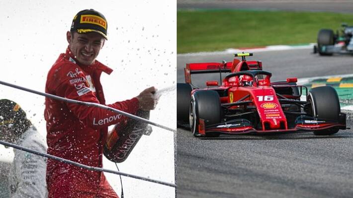 Charles Leclerc win Italian F1 Grand Prix race Charles Leclerc win Italian F1 Grand Prix race