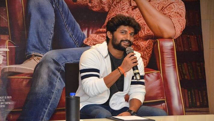 Nani's press meet on gang leader movie in Vijayawada Nani's press meet on gang leader movie in Vijayawada