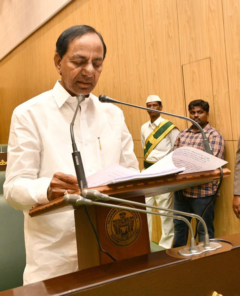 telangana budget 2019-20:cm kcr presents budget in telangana assembly
