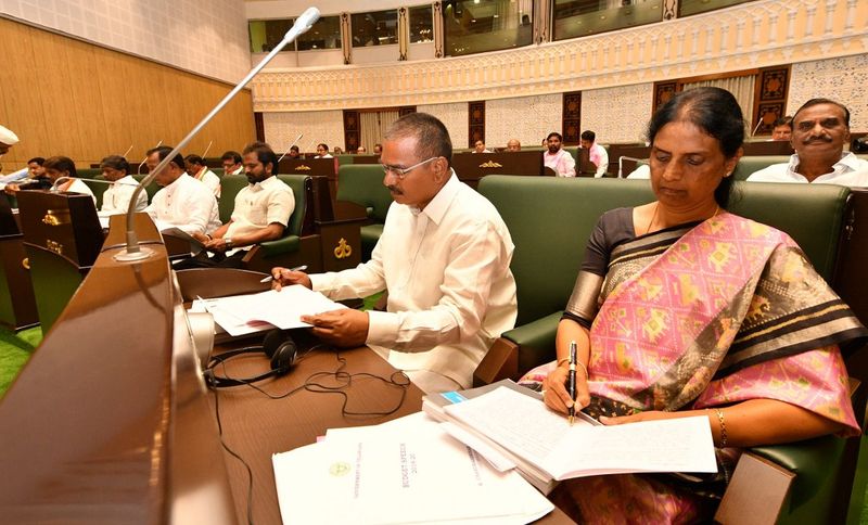 telangana budget 2019-20:cm kcr presents budget in telangana assembly