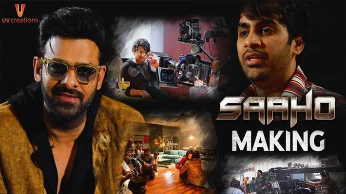 world of saaho making viedo world of saaho making viedo