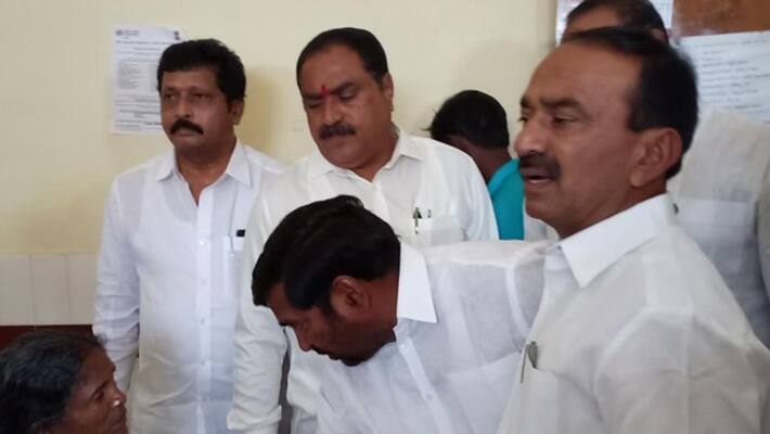 minister etela rajender visits suryapet govt hospital minister etela rajender visits suryapet govt hospital