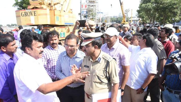 minister talasani srinivas yadav inspected vinayaka immersion arrangements in hyderabad minister talasani srinivas yadav inspected vinayaka immersion arrangements in hyderabad