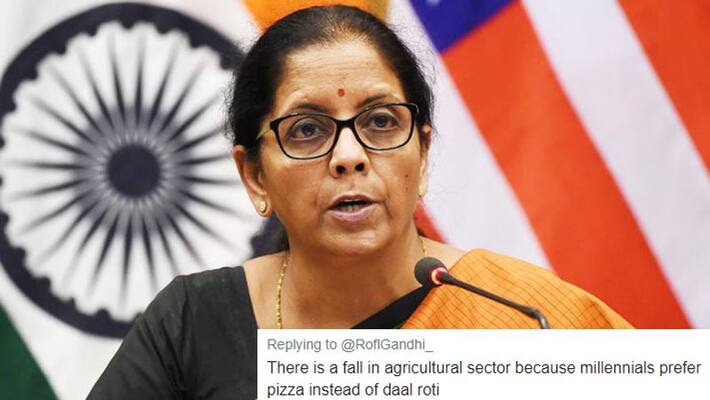 Finance Minister Nirmala Sitharaman trolled by users on her Statement for slowdown in the auto sector Finance Minister Nirmala Sitharaman trolled by users on her Statement for slowdown in the auto sector