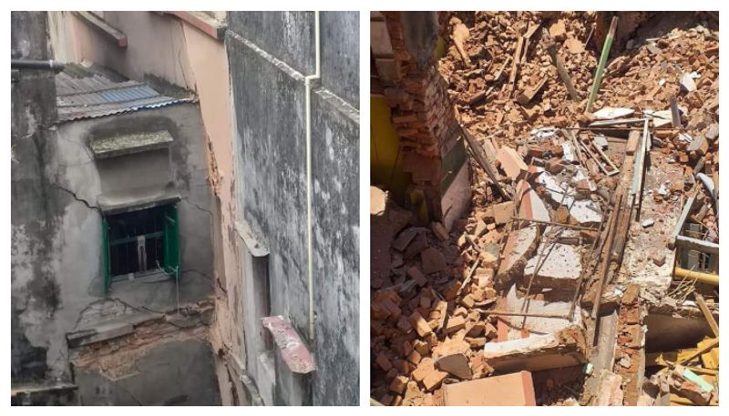 বাড়ি আছে, বাসিন্দা নেই। বুধবার বউবাজারে ভেঙে ফেলা হল বহু বিপজ্জনক বাড়ি। ভাঙা স্তম্ভ থেকে বেরিয়ে এসেছে লোহার রড।