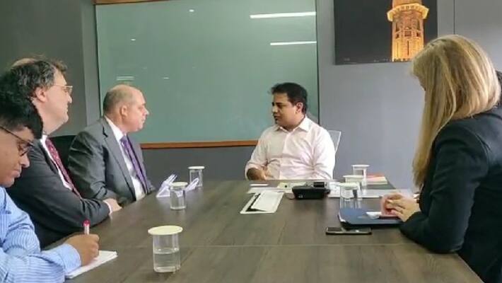Us consulate general joyal reef meets ktr in hyderabad Us consulate general joyal reef meets ktr in hyderabad