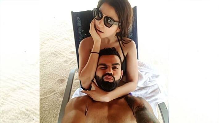 veerushka beach fun pic viral veerushka beach fun pic viral