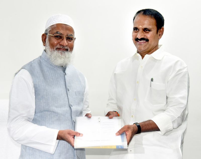 ysrcp leader sworn as mlcs at council chairman ma sharif chamber