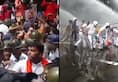 BJP activists stage protests against ruling Mamata Banerjee govt in Kolkata