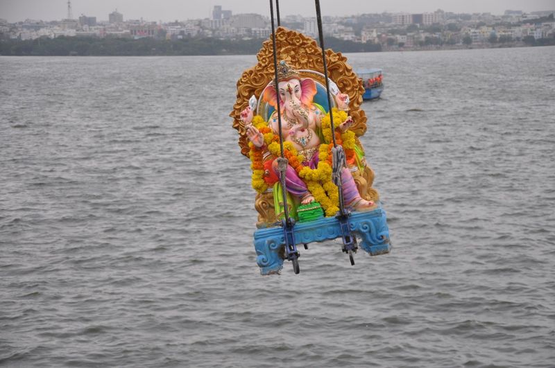 lord vinayaka nimajjana shobhayathra in hyderabad