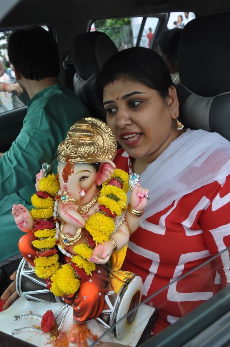 lord vinayaka nimajjana shobhayathra in hyderabad