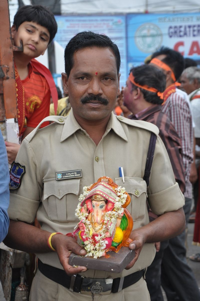 lord vinayaka nimajjana shobhayathra in hyderabad