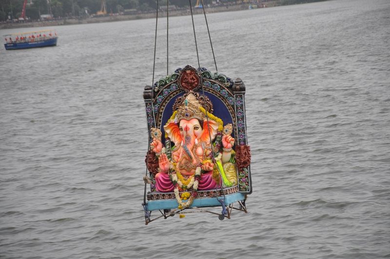lord vinayaka nimajjana shobhayathra in hyderabad