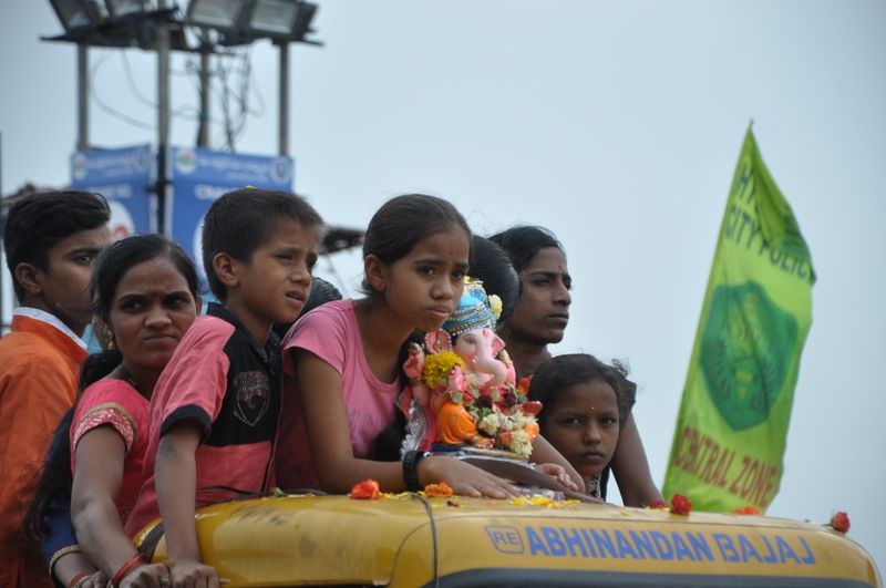 lord vinayaka nimajjana shobhayathra in hyderabad
