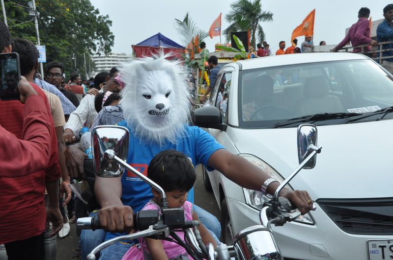 lord vinayaka nimajjana shobhayathra in hyderabad