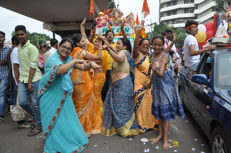 lord vinayaka nimajjana shobhayathra in hyderabad