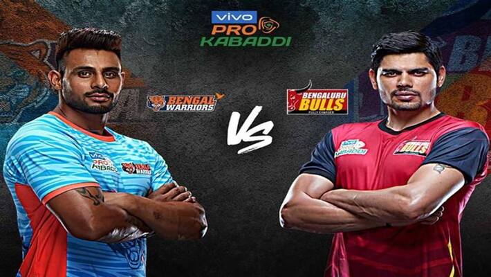 pro kabaddi 2019: bengal super victory against bengaluru bulls pro kabaddi 2019: bengal super victory against bengaluru bulls