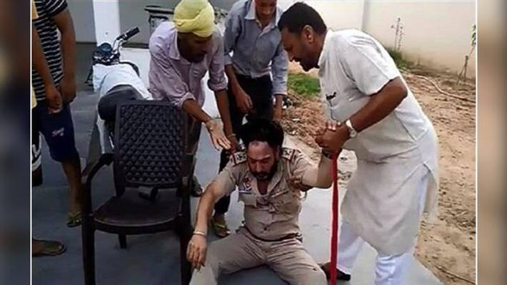 Shocking photos of a Punjab Police sub-inspector go viral Shocking photos of a Punjab Police sub-inspector go viral