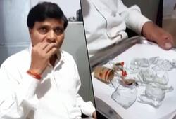 Madhya Pradesh man addicted to eating glass 45 years