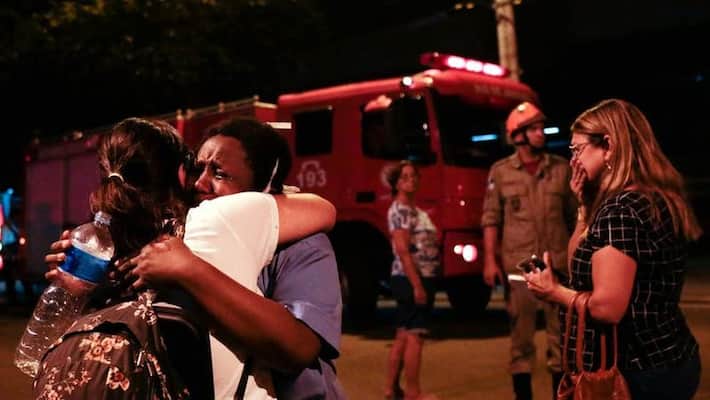 Heavy fire in Brazilian hospital, 11 people died Heavy fire in Brazilian hospital, 11 people died
