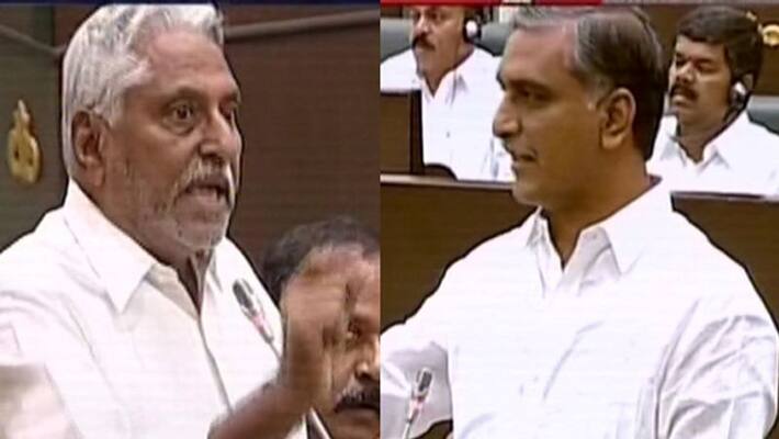 congress mlc jeevan reddy minister harish rao altercation in telangana legislative council over kaleshwaram project congress mlc jeevan reddy minister harish rao altercation in telangana legislative council over kaleshwaram project