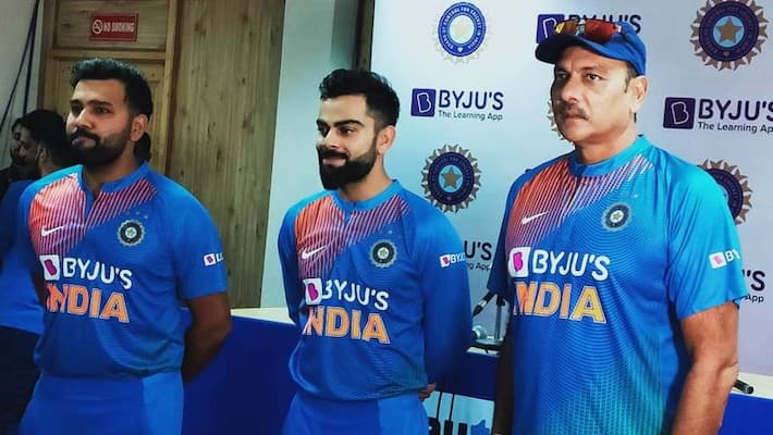 India unveils new team jersey with sponsor Byju's app India unveils new team jersey with sponsor Byju's app