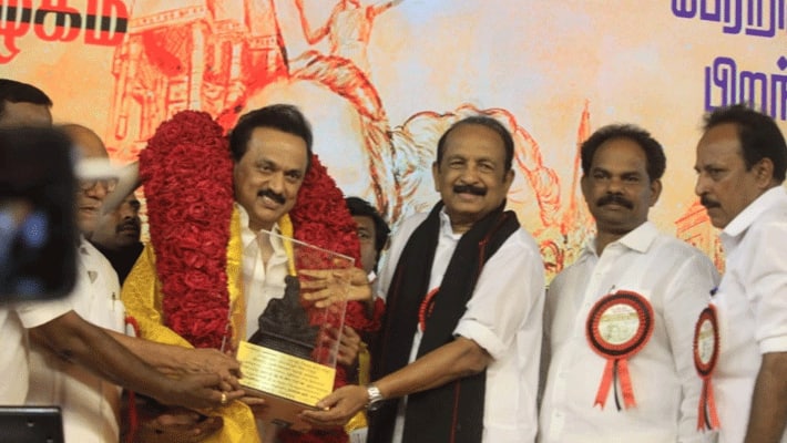 Will MDMK continue in the DMK alliance?Vaiko with suspense
