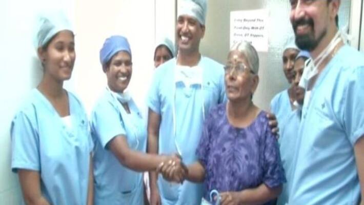 A Tumour weighing 7 Kg removed from woman's stomach in Tamil Nadu A Tumour weighing 7 Kg removed from woman's stomach in Tamil Nadu