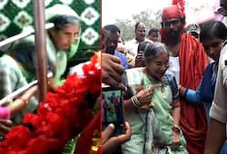 PM Modis birthday Jashodaben performs puja at temple in Asansol