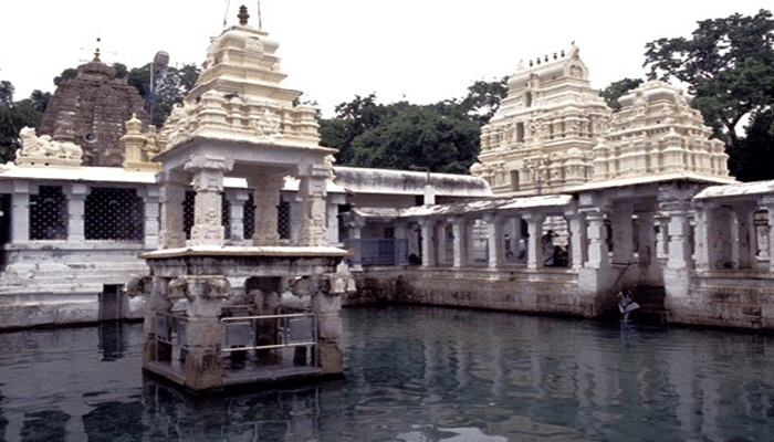 flood situation at mahanandi temple in kurnool flood situation at mahanandi temple in kurnool