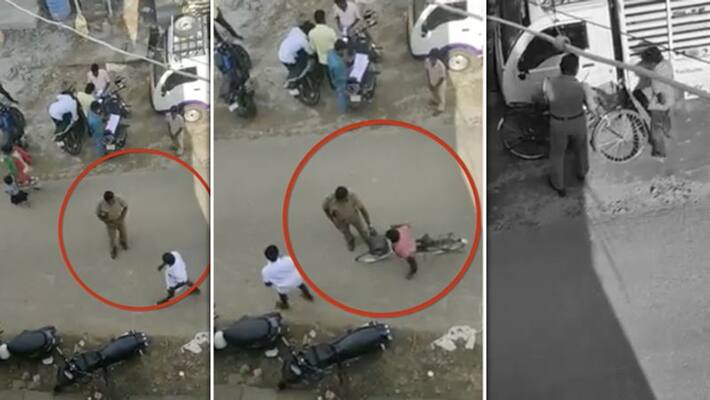 police stopped cycle for not wearing helmet in tamilnadu police stopped cycle for not wearing helmet in tamilnadu