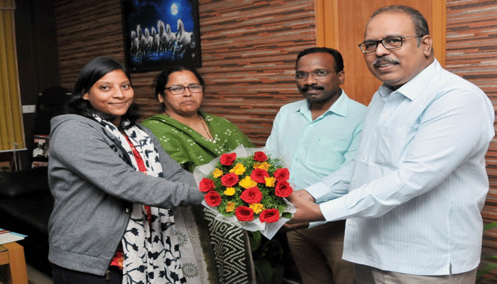 venkateswar take charge as telangana additional director venkateswar take charge as telangana additional director