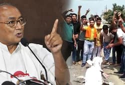Hindu activists slam Congress leader Digvijay Singh for his controversial statement, stage protests