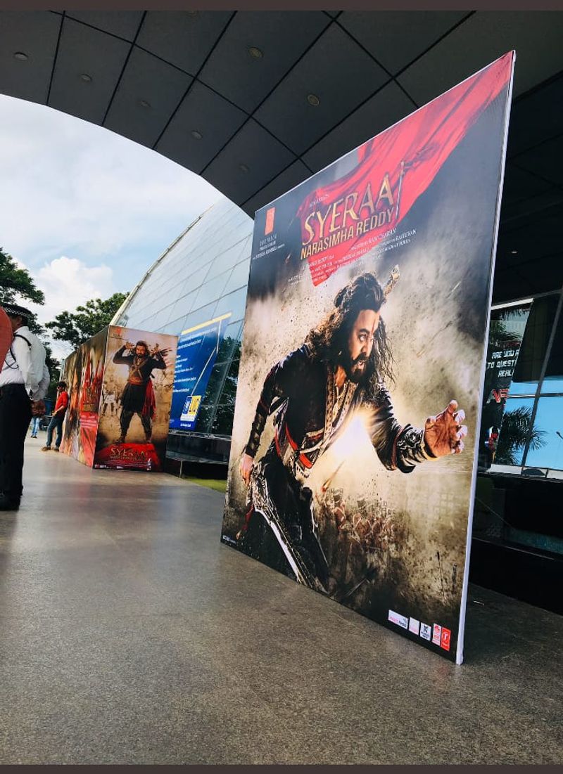Mega fans hungama after Sye raa trailer launch