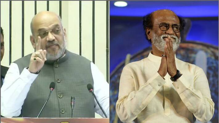 Hindi imposition row: Rajinikanth condemns, Amit Shah backs down, says Hindi should be second language Hindi imposition row: Rajinikanth condemns, Amit Shah backs down, says Hindi should be second language