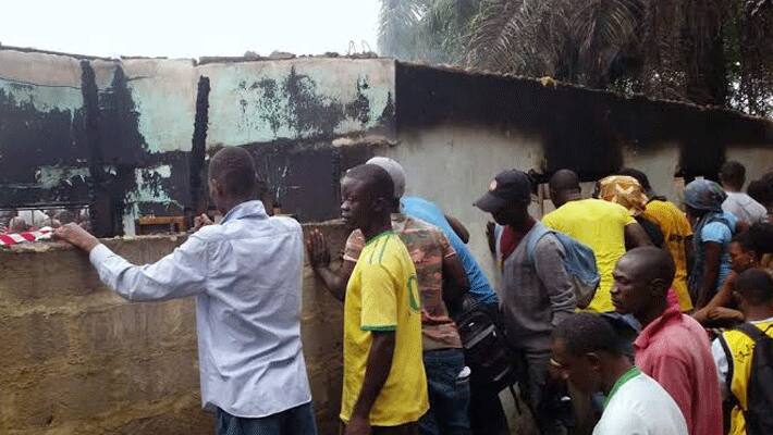 28 children have died after a fire broke out in a boarding school in a suburb outside the Liberian capital