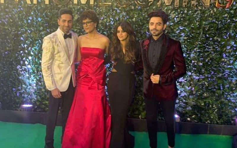 Ayushmann and Aparshakti too turned up at the big night looking great with their leading ladies by their side.