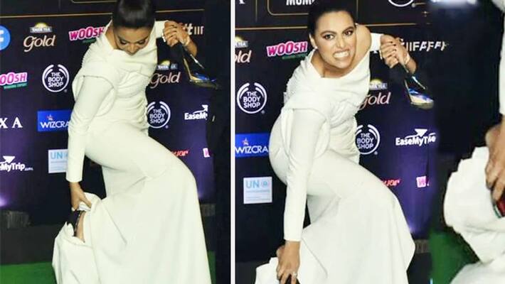IIFA Award 2019 Swara Bhaskar get trolled by social media users on high heels IIFA Award 2019 Swara Bhaskar get trolled by social media users on high heels