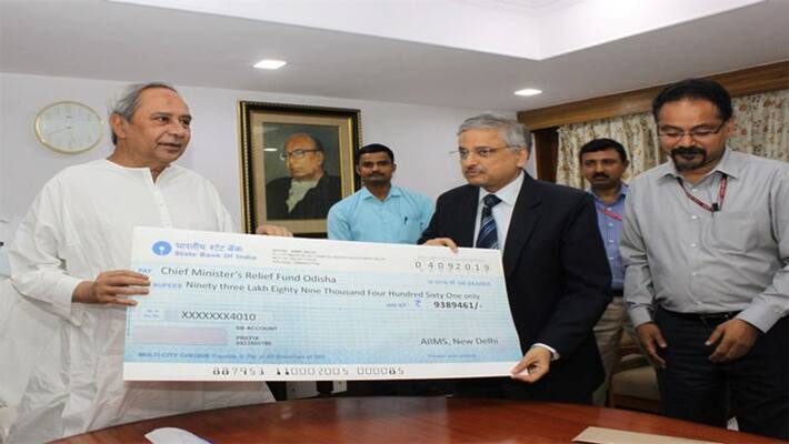 AIIMS donated 93.89 lakhs to CM Relief Fund AIIMS donated 93.89 lakhs to CM Relief Fund