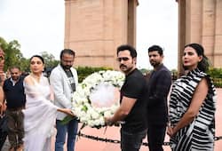 Emraan Hashmi pays tribute to bravehearts at Amar Jawan Jyoti in Delhi