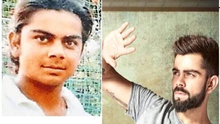 team india captain kohli shares his 16 years old photo team india captain kohli shares his 16 years old photo
