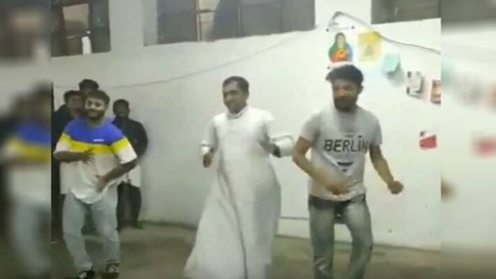 Delhi priest viral dancing video Delhi priest viral dancing video